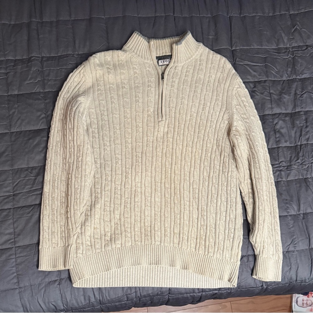 IZOD QUARTER ZIP OLD MONEY
